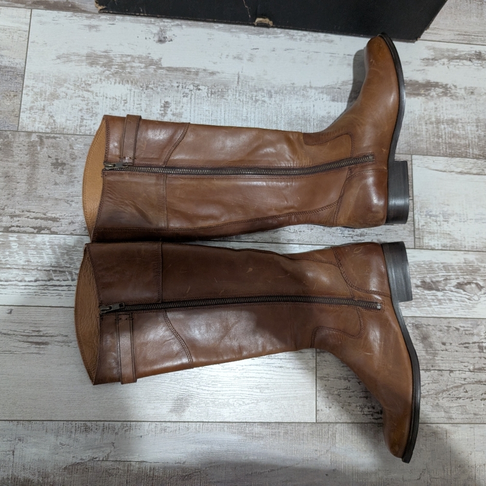 FRYE Molly Button Tall Boots Size 9M Redwood New  MSRP $398.00‎ - Picture 3 of 9